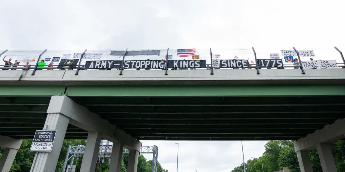 A man 'deliberately' drives into demonstrators at 'No Kings' in Virginia, police say