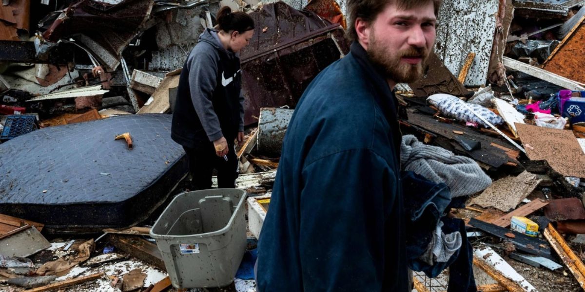 Deadly Storms Batter Southern U.S., Leave Two Dead and Tens of Thousands Without Power