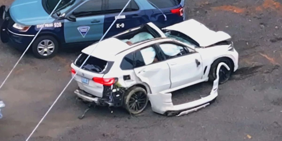 Five Hospitalized After High-Speed Chase Ends in Crash on Route 24 in Taunton