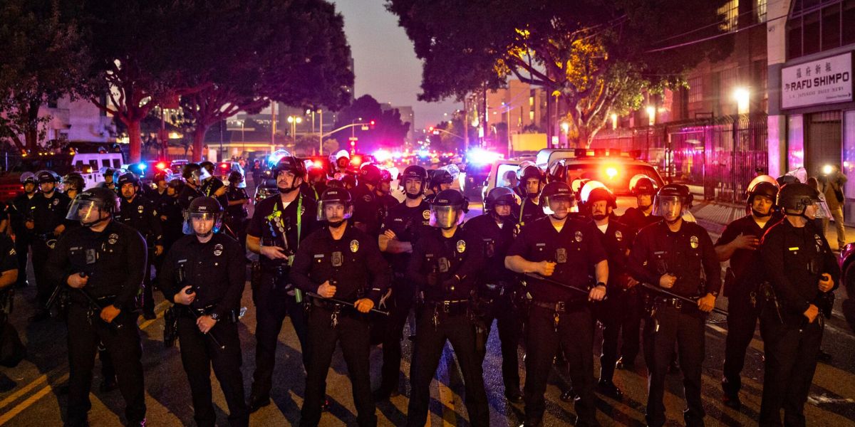 LAPD Chief Clashes with City Council Over Immigration Raids and Protest Response in Downtown Los Angeles